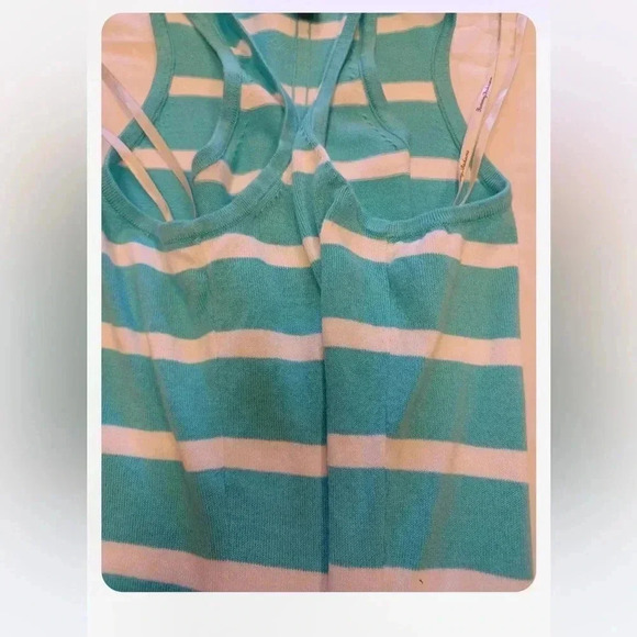 Tommy Bahama Aquamarine Striped Midi Sleeveless Knit Sundress Size Small - Picture 6 of 9